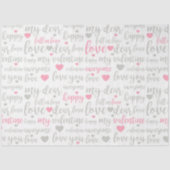 Ein Valentins-Gnom-Serien-Design #5 Seidenpapier (Vorderseite)