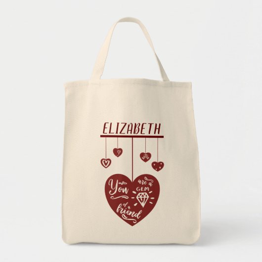 Ein Valentinstag eines Freundes Tragetasche (Vorne)