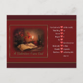 Ein Valentinstag von Gott Postkarte (Vorderseite)