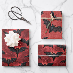 Ein vampirähnliches Serien-Design 12 Geschenkpapier Set
