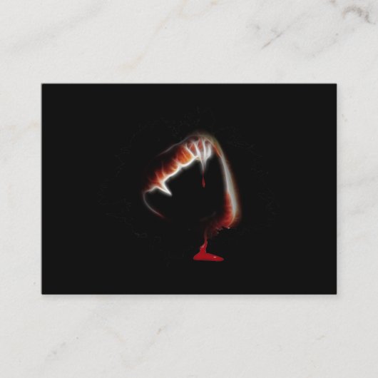 Ein Vampirkuss des Todes Visitenkarte (Vorderseite)