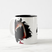 Ein Vampirkuss des Todes Zweifarbige Tasse (Vorderseite Links)