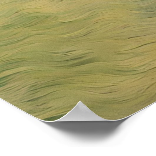 Ein Van Down by River Van Gogh Parody Poster (Ecke)