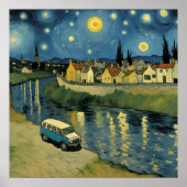 Ein Van Down by River Van Gogh Parody Poster (Vorne)