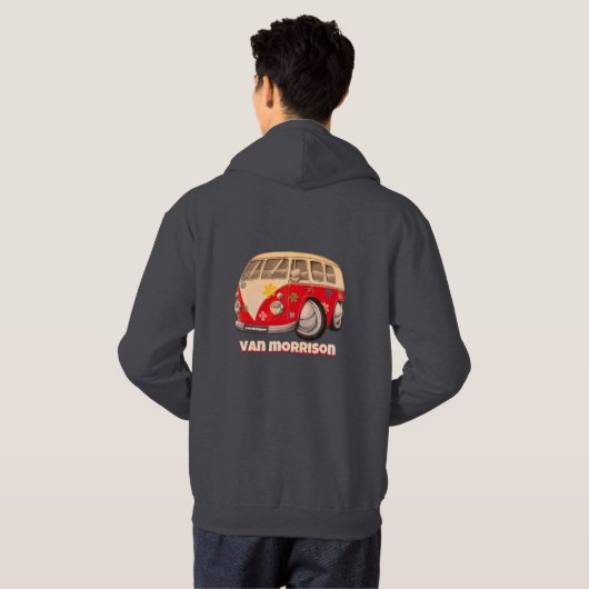 Ein Van rief Morrison an. Camping und Surfer Unise Hoodie (Schwarz voll)