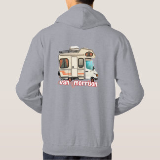 Ein Van rief Morrison an. Camping und Surfer Unise Hoodie