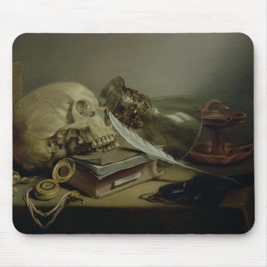 Ein Vanitas Stillleben Mousepad (Vorne)