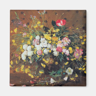 Ein Vase Blumen Magnet
