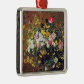 Ein Vase Blumen Ornament Aus Metall (Rechts)