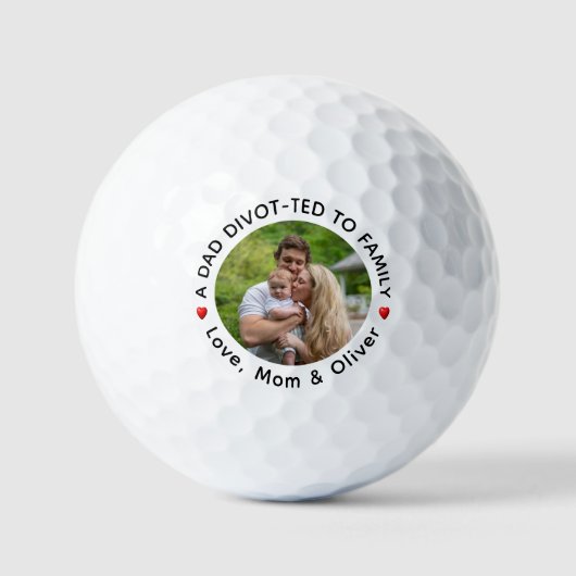 Ein Vater, der in Personalisierte Golfbälle für Fa (Vorderseite)