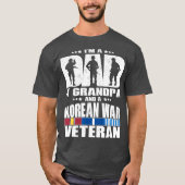 Ein Vater, ein Opa und ein Geschenk für Veteranen  T-Shirt (Vorderseite)