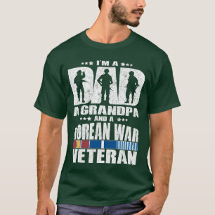 Ein Vater, ein Opa und ein koreanischer Kriegsvete T-Shirt