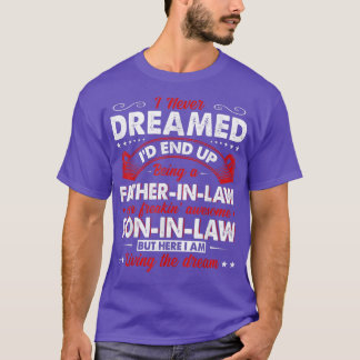 Ein Vater im Jura eines Sohn im Jura zu sein, der T-Shirt