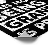 Ein Vater ist eine Ehre, Opa zu sein, ist unbezahl Poster (Ecke)