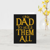 Ein Vater, um sie zu regieren alle griechischen Va Karte (Gelbe Blume)