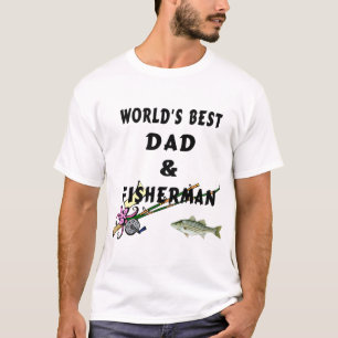 Ein Vater und ein Fischen T-Shirt