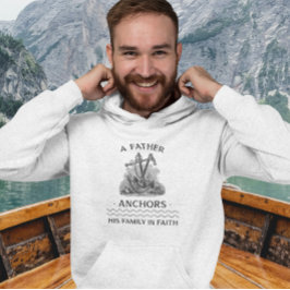 Ein Vater verkündet seine Familie im Glauben Chris Hoodie