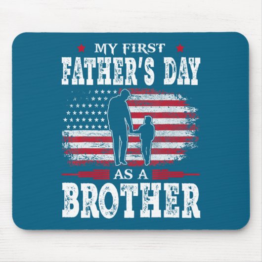 Ein Vatertags-Bruder für Männer Mousepad (Vorne)