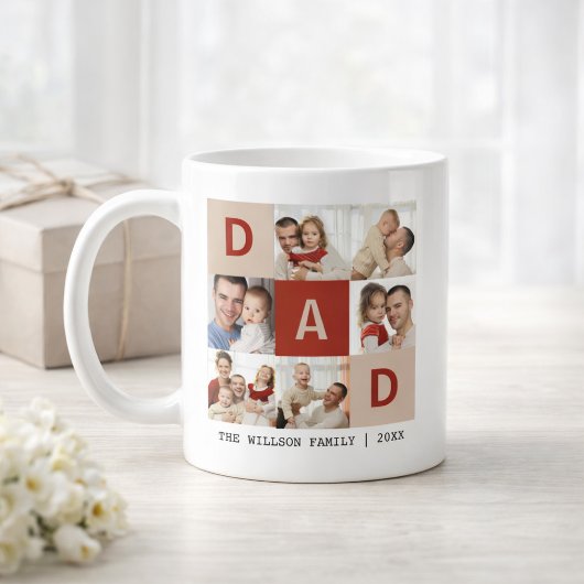 Ein Vatertagsgeschenk in 6 Fotos Kaffeetasse