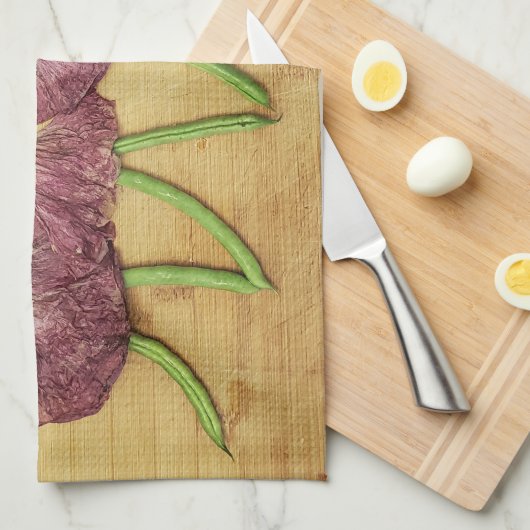 Ein VegARTable Chorus Küchentuch (Viertel Falte)