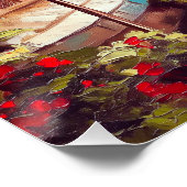 Ein Venezianischer Traum Gondola am Canale Grande Poster (Ecke)