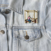 Ein venezianischer Weber Button (Beispiel)