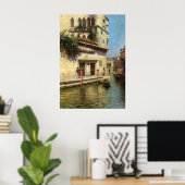 Ein Venezianisches Rückwasser Poster (Heimbüro)