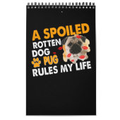 Ein verdorbener verdorbener Mops regiert mein Lebe Kalender (Titelbild)