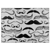 Ein Verein der Herren. Schnurrbartmuster 2 Schneidebrett (Vorderseite)
