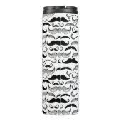 Ein Verein der Herren. Schnurrbartmuster 2 Thermosbecher (Rückseite)