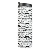 Ein Verein der Herren. Schnurrbartmuster 2 Thermosbecher (Nach rechts gedreht)