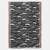 Ein Verein der Herren. Schnurrbartmuster Decke (Vorderseite Vertikal)