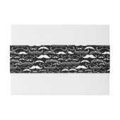 Ein Verein der Herren. Schnurrbartmuster Einladungsbanderole (Rückseitenbeispiel)