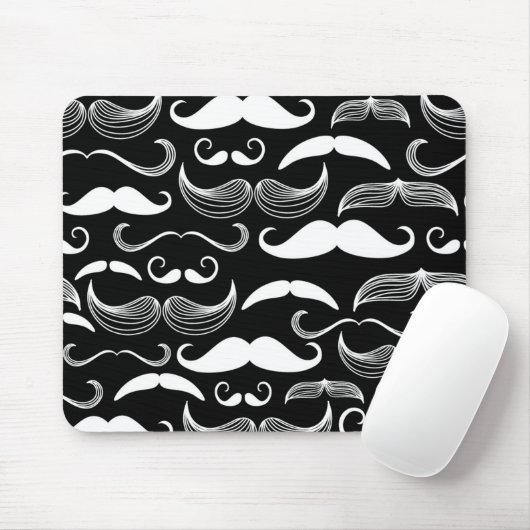 Ein Verein der Herren. Schnurrbartmuster Mousepad (Mit Mouse)