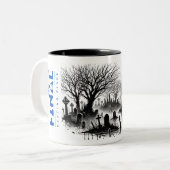 Ein vergessener letzter Erholungsort Zweifarbige Tasse (Vorderseite Links)