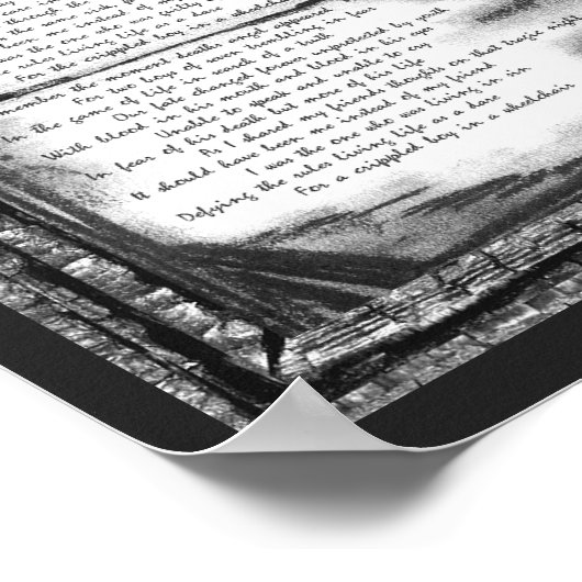 Ein verkrüppelter Junge Poster (Ecke)