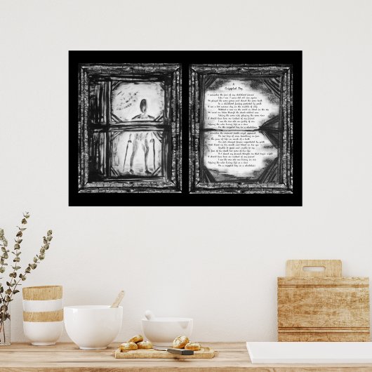 Ein verkrüppelter Junge Poster (Küche)