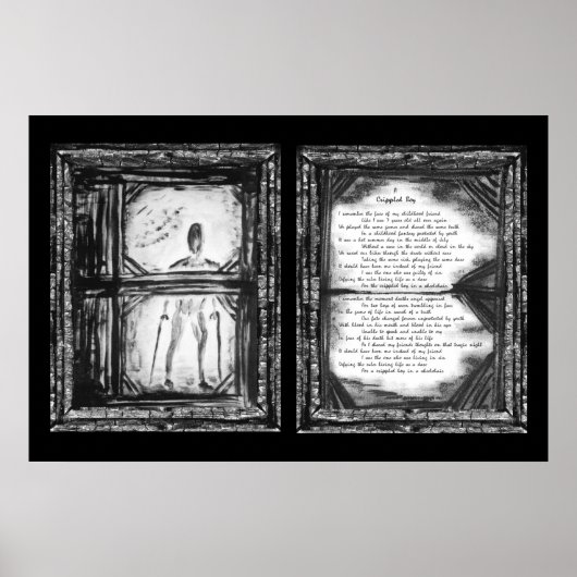 Ein verkrüppelter Junge Poster (Vorne)