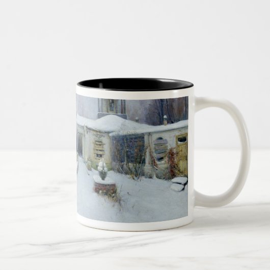 Ein verlassenes Herrenhaus Zweifarbige Tasse (Rechts)