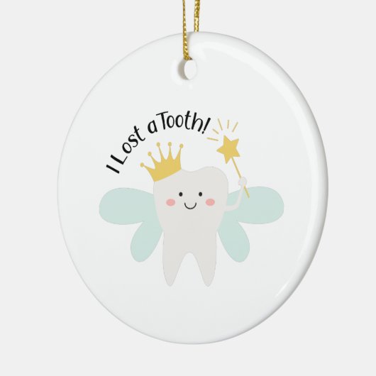 Ein verlorener Zahn Keramik Ornament (Links)