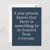 Ein vernünftiges Persönlichkeitsangebot Postkarte (Vorne/Hinten)