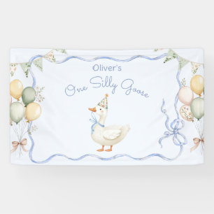 Ein verrückter Gänsejunge 1. Geburtstag Banner
