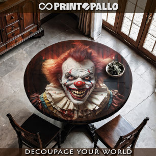 Ein verrückter Killer Clown jagt dich ab! Seidenpapier