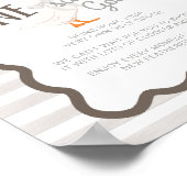 Ein Verrücktes-Gans-Adoptions-Schild Poster (Ecke)