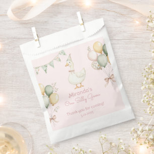 Ein verrücktes Gänse-Mädchen 1. Geburtstag Geschenktütchen