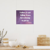 EIN VERSAGEN IST NICHT IN CHINESISCHEM PROVERB POS POSTER (Küche)