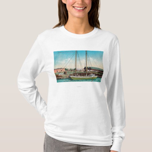 Ein VerschiffenSchooner ScenePetaluma, CA T-Shirt (Vorderseite)