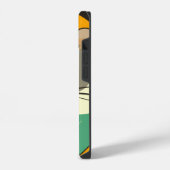 Ein verspielt lustiger Hamster iPhone Hülle (Linke Seite)