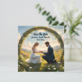 Ein Versprechen für immer: Die Verlobung Save The Date (Stehend Vorderseite)