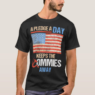 Ein Versprechen pro Tag Behalte den Kommianten die T-Shirt